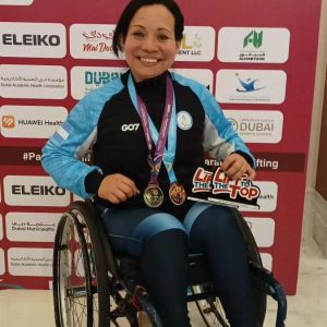 Estelia Ospina ganó la medalla de Bronce y de Plata en el Mundial de Dubai